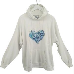 Oceanista NWOT The Ocean is Calling Hoodie Size XL in White